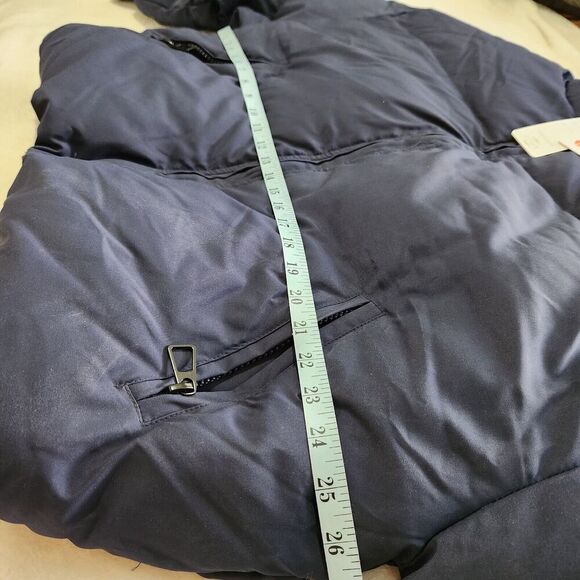ZCSIA Women Winter Jacket Size Large Navy Color Baggy Puffer Short Coat - Picture 3 of 16